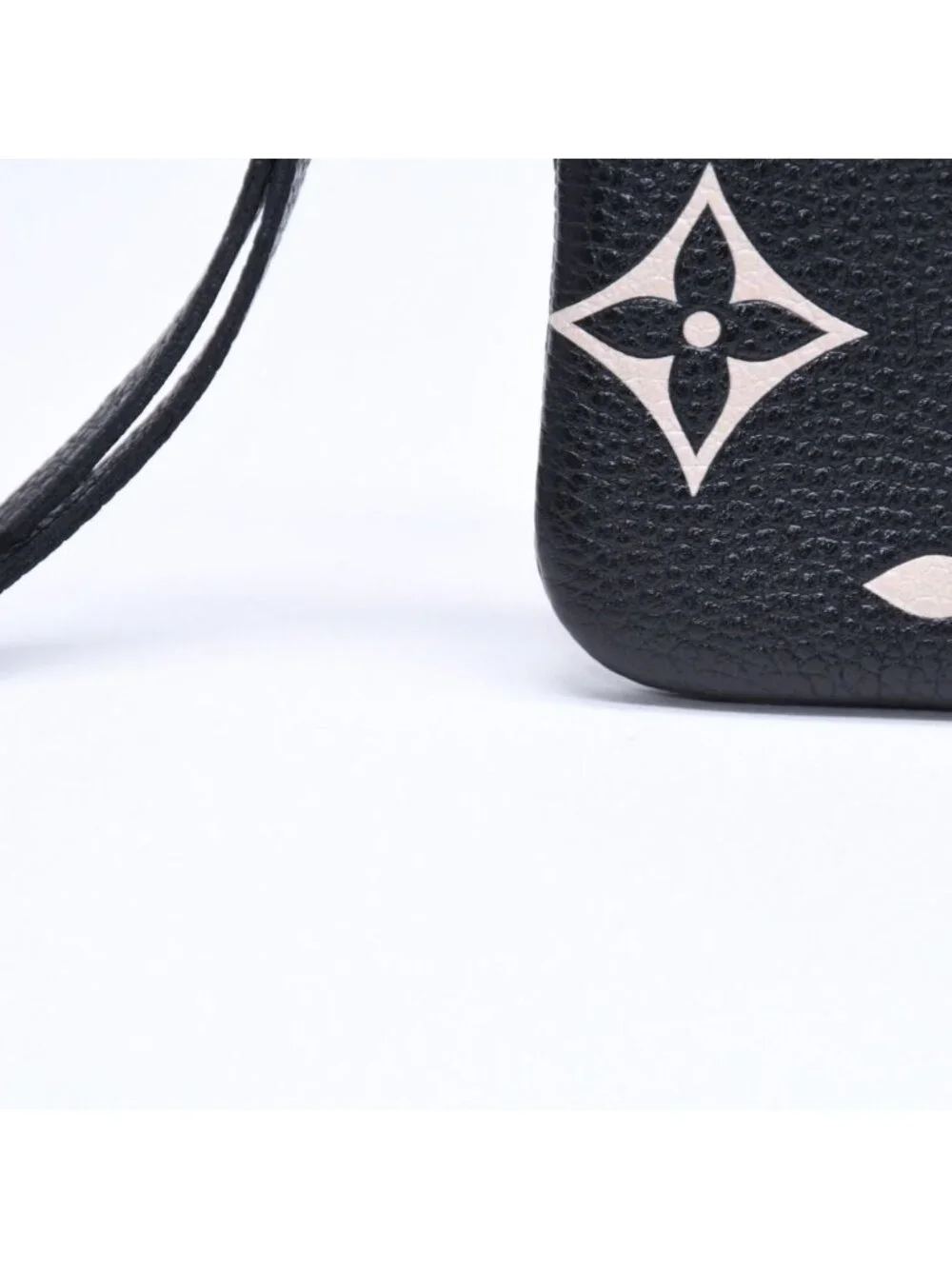 Louis Vuitton Coin Purse Monogram Empreinte Noir Pochette Cles Black Beige